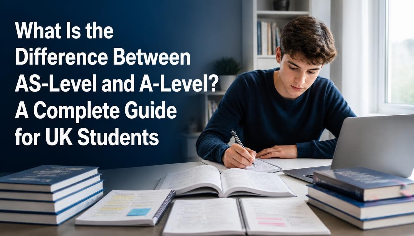 What Is the Difference Between AS-Level and A-Level? A Complete Guide for UK Students
