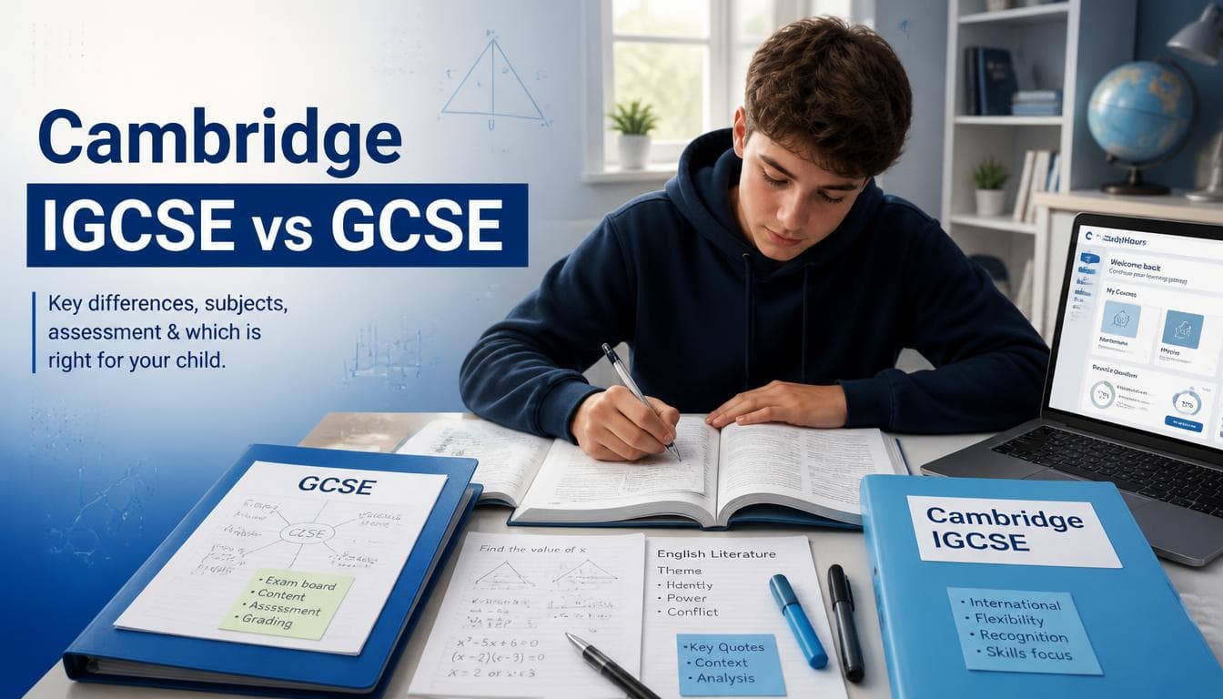 Cambridge IGCSE vs GCSE: What Is the Difference? A Complete Guide for UK Students and Parents