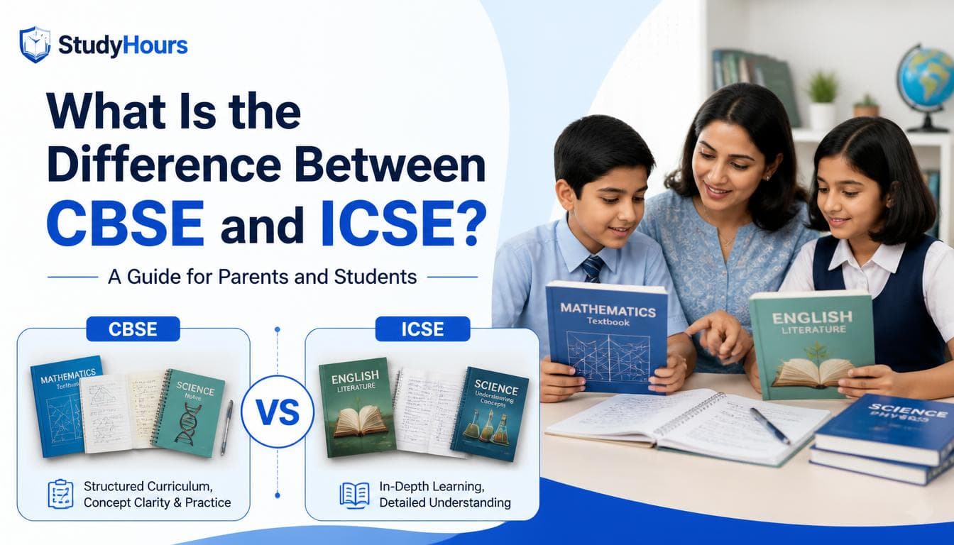 What Is the Difference Between CBSE and ICSE? A Guide for Parents and Students